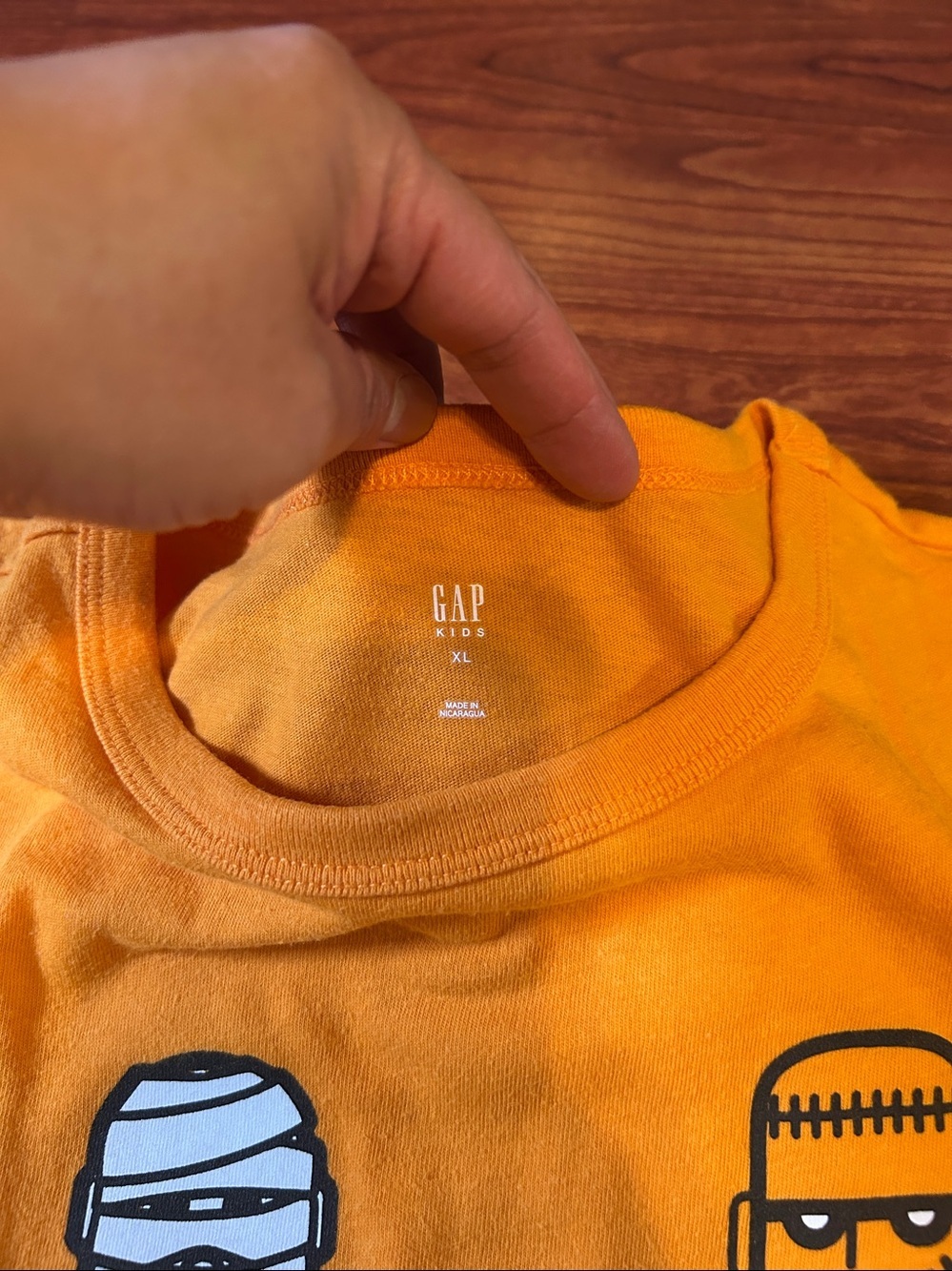 Boys GAP Kids T-Shirt Halloween XL - Picture 3 of 4
